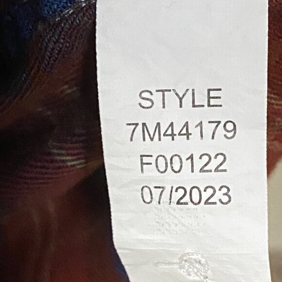 Lucky Brand Mens Plaid Pearl Snap Shirt L Country Western Cowboy Rodeo Work Wear - Picture 10 of 10